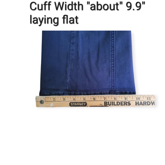 ALC Women's Kyle Lace Up Navy Wide Leg Ankle Pants size 4 - Picture 9 of 13